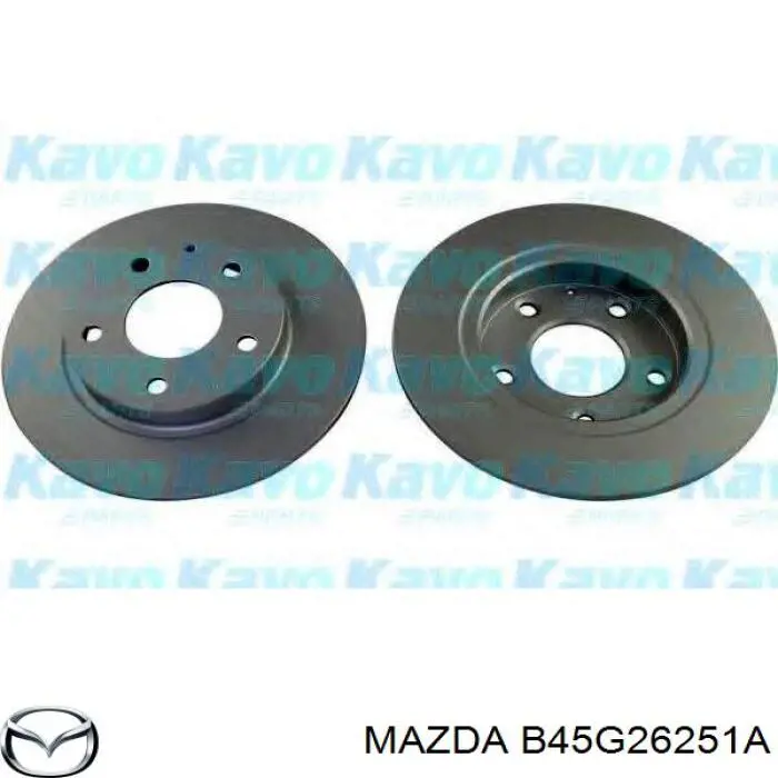 Tarcza hamulcowa tylna Mazda B45G26251A cena, od 35,61 USD