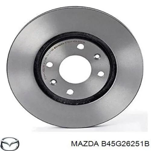 B45G26251B Mazda Tarcza hamulcowa tylna
