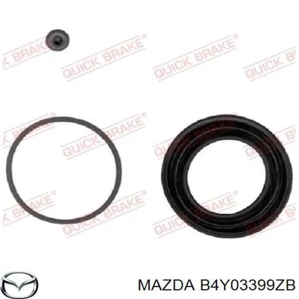 Do koszyka B4Y03399ZB Mazda Zacisk hamulcowy przedni lewy