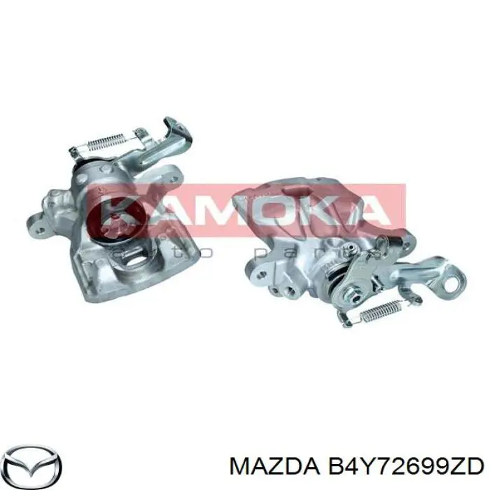 B4Y72699ZD Mazda Zacisk hamulcowy tylny lewy