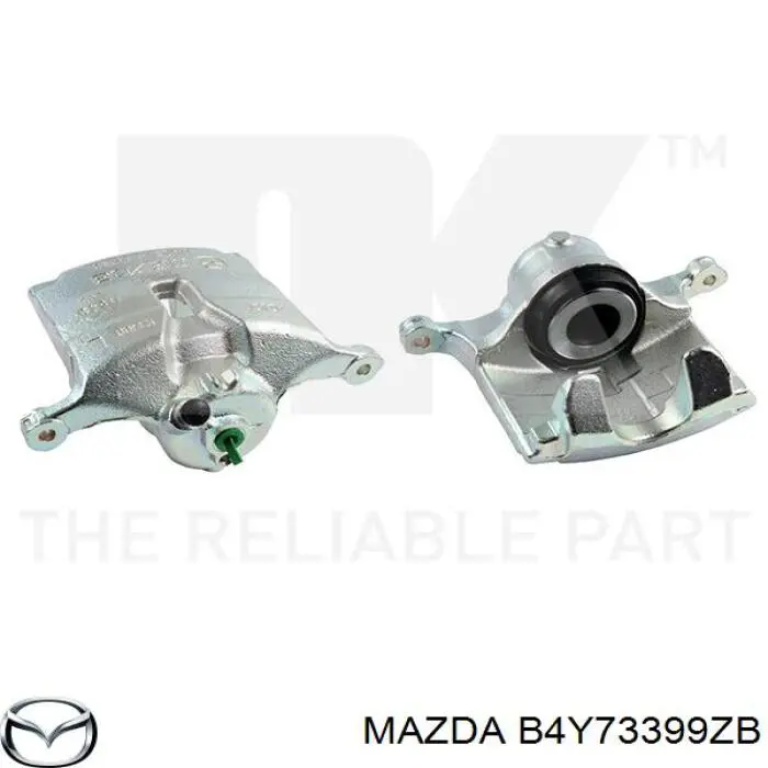 B4Y73399ZB Mazda Zacisk hamulcowy przedni lewy