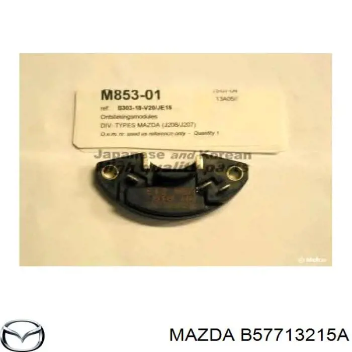 B57713215A Mazda Czujnik przepływu powietrza, przepływomierz powietrza M.A.F.