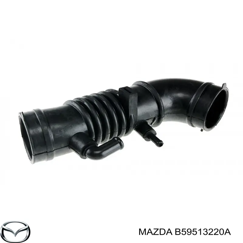 Do koszyka B59513220A Mazda Króciec powietrza, wylot filtra powietrznego