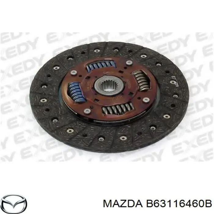 Tarcza sprzęgła Mazda B63116460B cena, od 31,96 USD