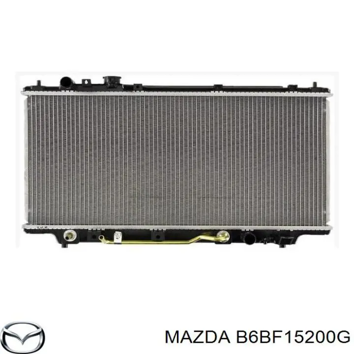 Do koszyka B6BF15200G Mazda Chłodnica silnika