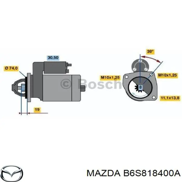 Do koszyka OK90018400 Hyundai/Kia Rozrusznik
