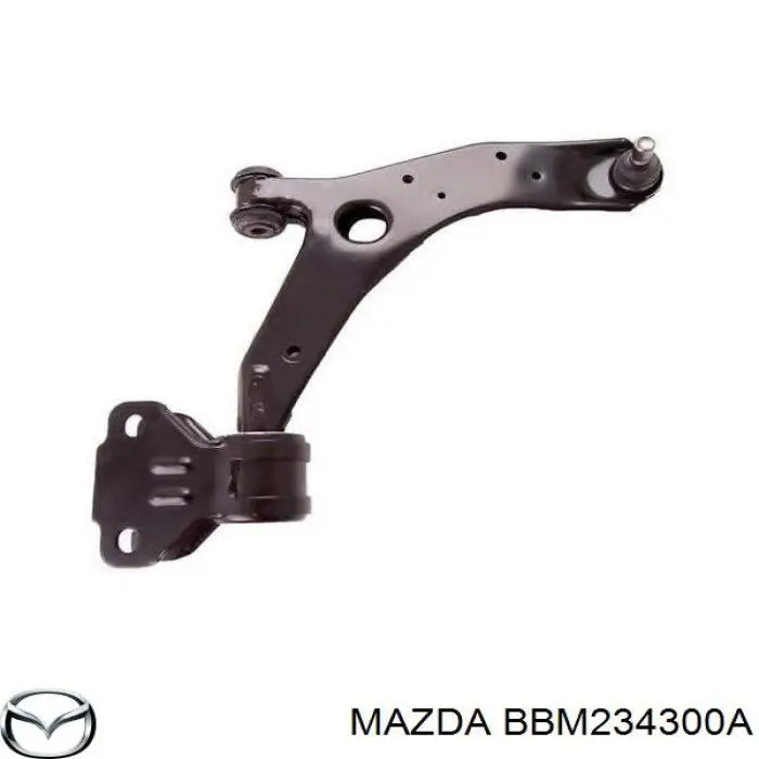 Wahacz zawieszenia przedniego dolny prawy Mazda BBM234300A cena, od 77,93 USD