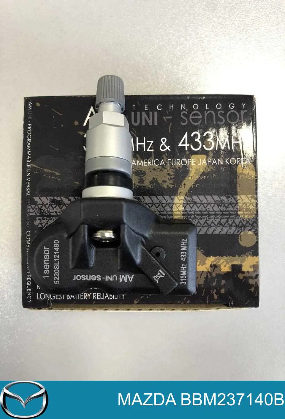 Czujnik ciśnienia w oponach Mazda BBM237140B cena, od 46,42 USD