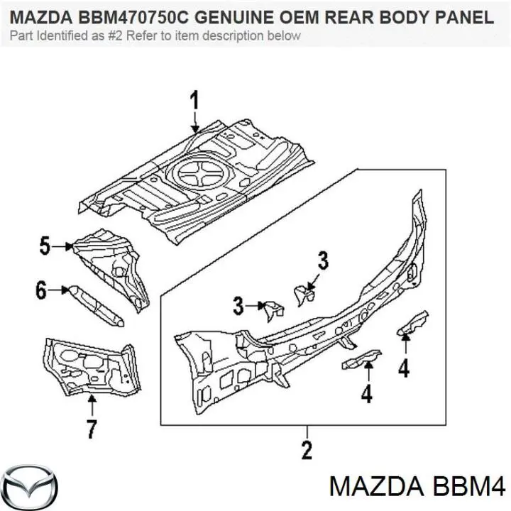  Mazda BBM4 cena, od 44,69 USD