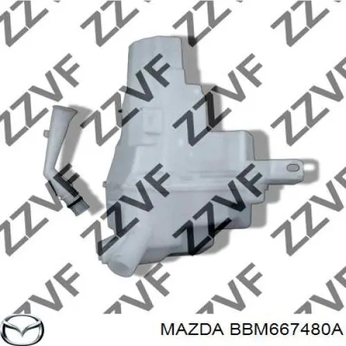 Do koszyka Zbiorniczek spryskiwacza szyb Mazda 3  BL