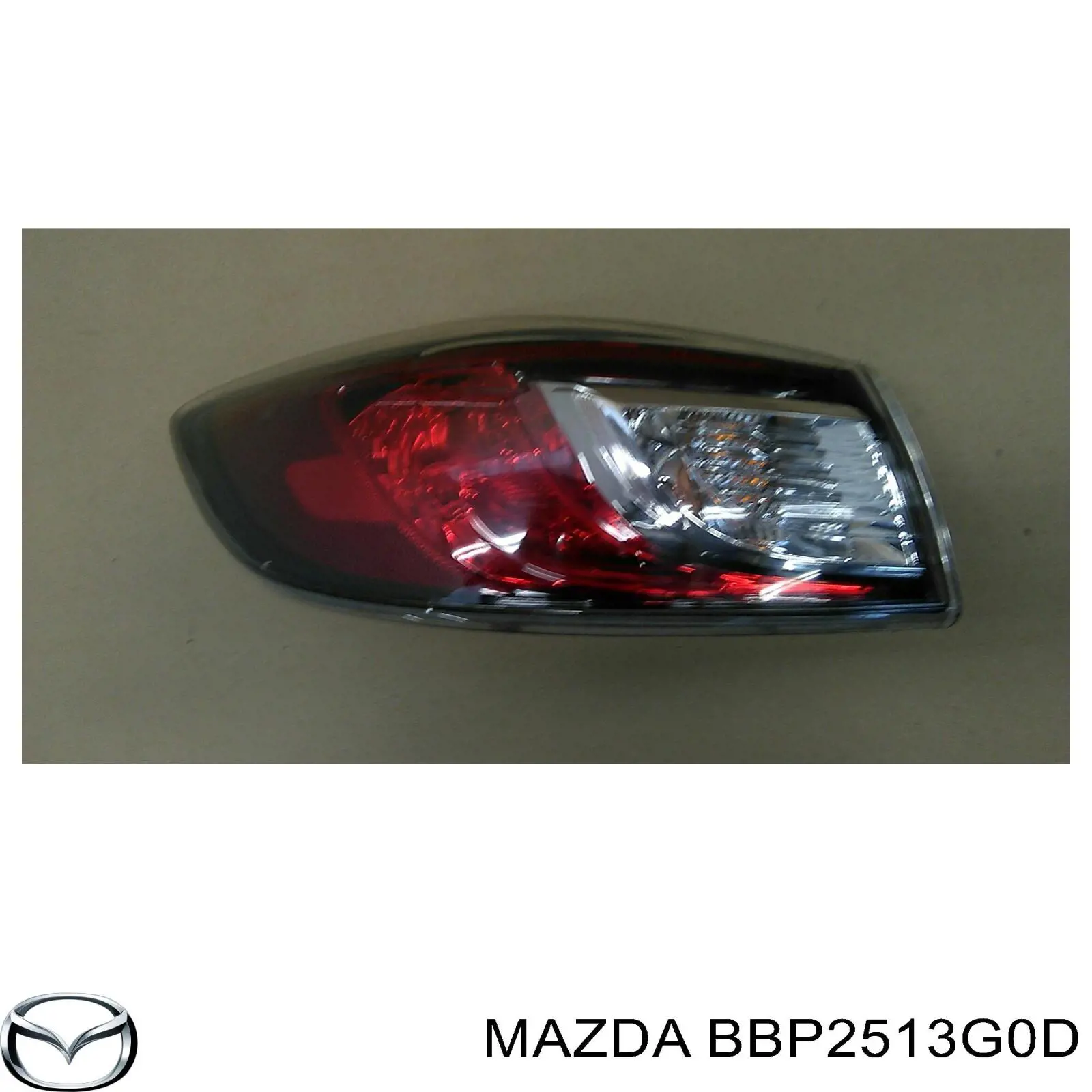 Lampa zespolona tylna lewa wewnętrzna Mazda 3 (BL)