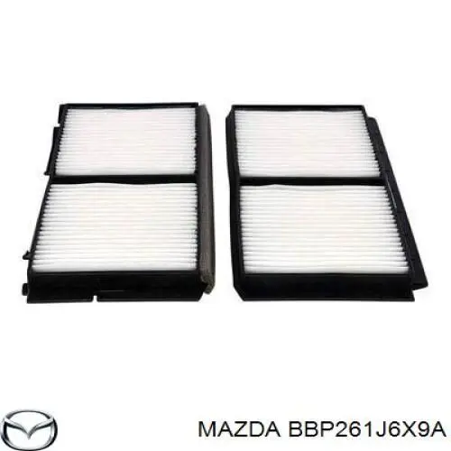 Filtr kabiny Mazda BBP261J6X9A cena, od 12,60 USD