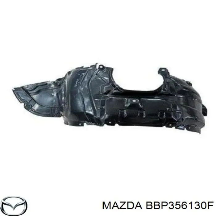Nadkole błotnika przedniego prawe Mazda BBP356130F cena, od 12,23 USD