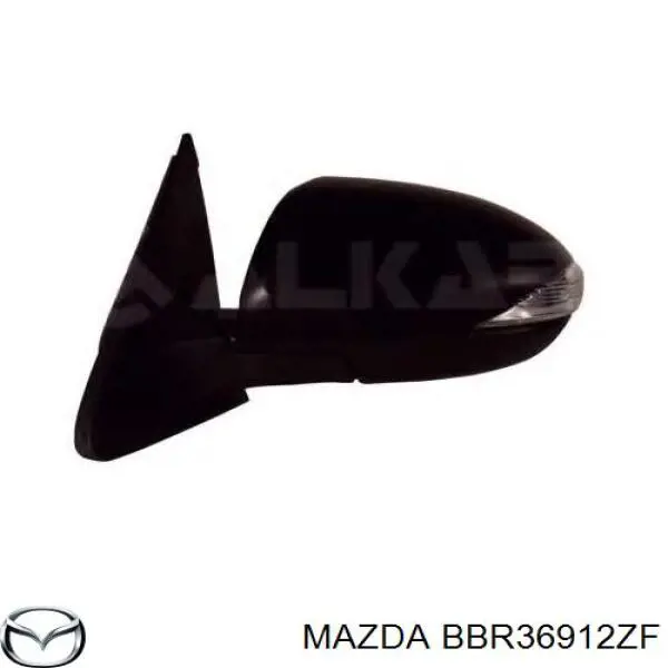 BBR36912ZF Mazda Lusterko wsteczne prawe