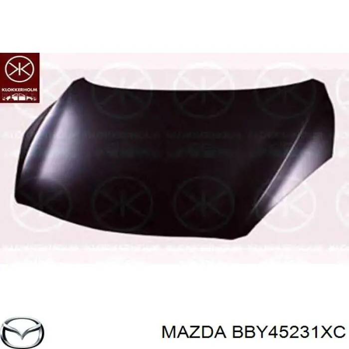 Do koszyka BBY45231XC Mazda Maska silnika