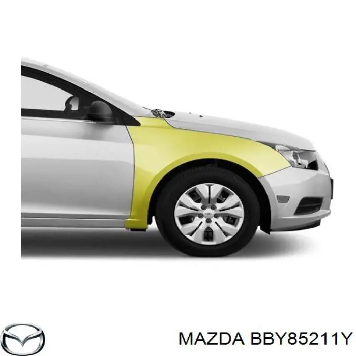 Do koszyka BBY85211Y Mazda Błotnik przedni prawy