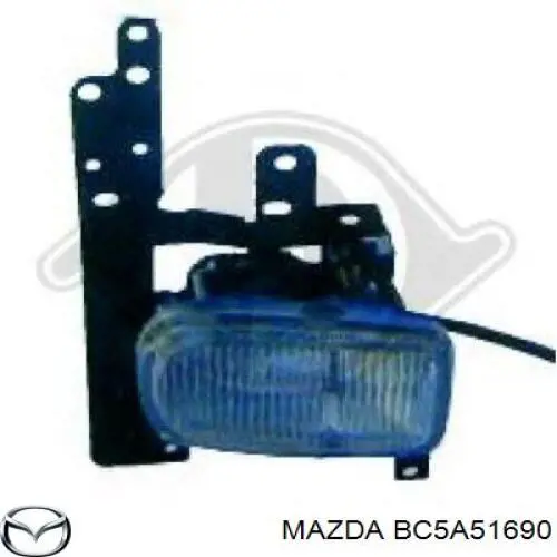 Lampa przeciwmgielna lewa do Mazda 323 C V BA