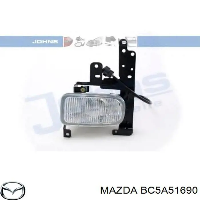 Do koszyka Lampa przeciwmgielna lewa Mazda 323 C V BA