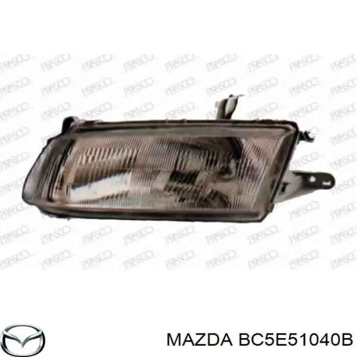 Do koszyka BC5E51040B Mazda Reflektor lewy