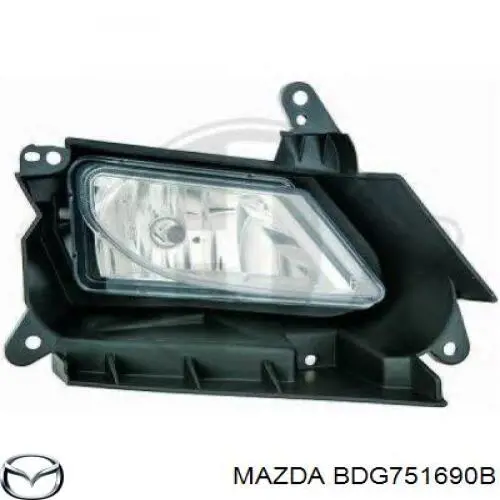 Do koszyka Lampa przeciwmgielna lewa Mazda 3  BL