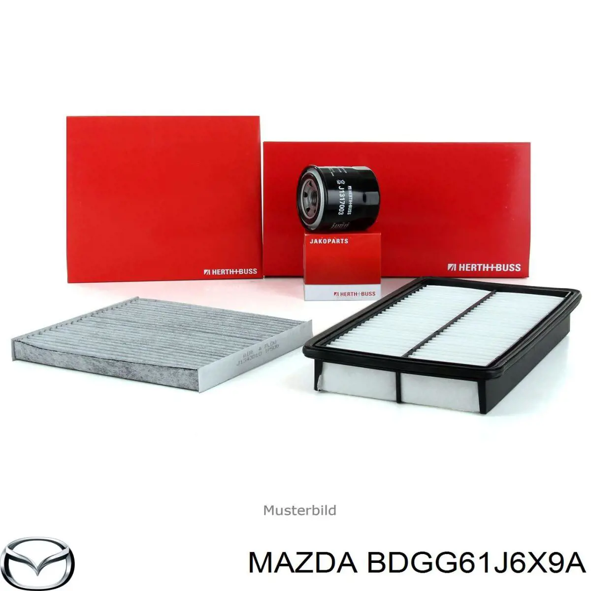 Filtr kabiny Mazda BDGG61J6X9A cena, od 11,84 USD