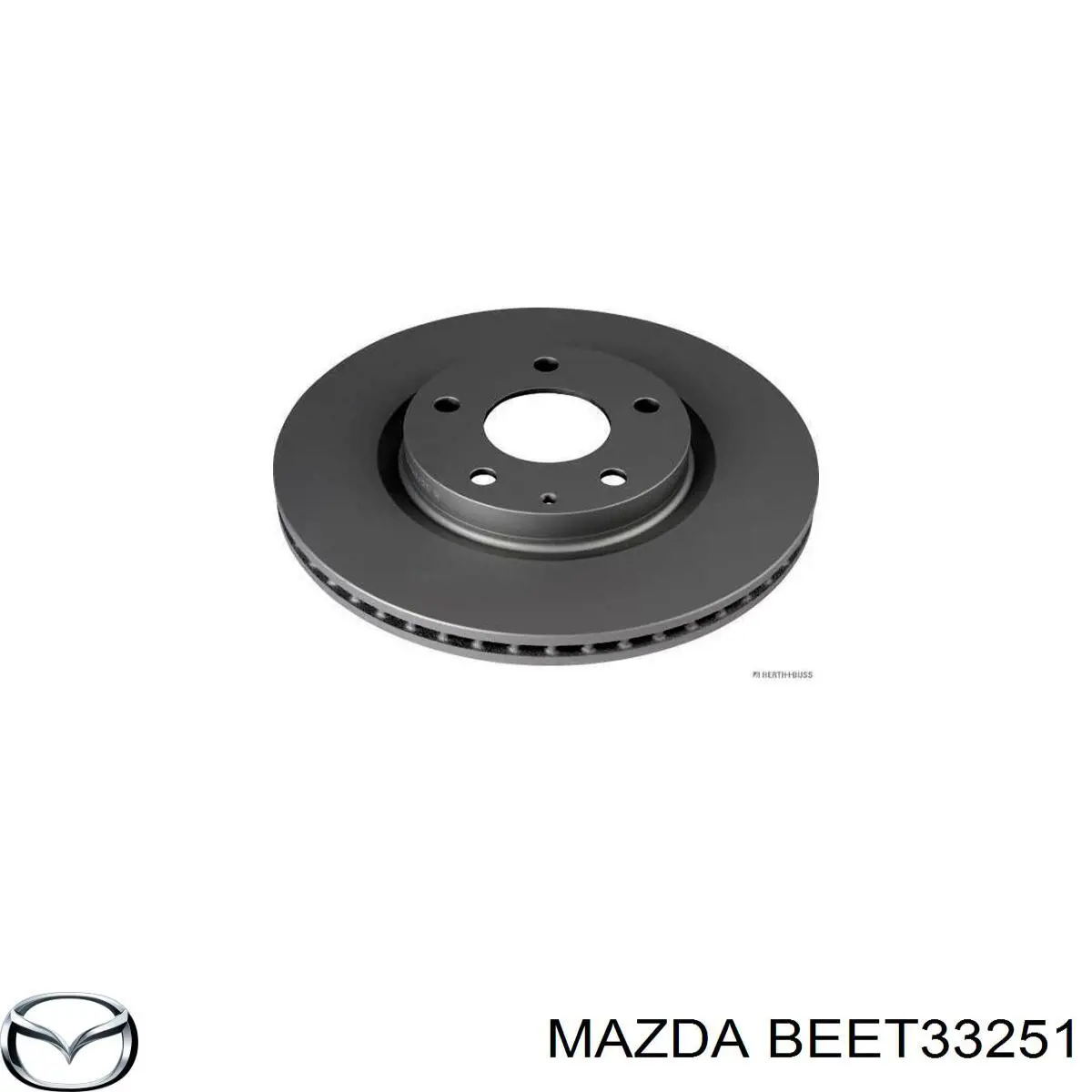 Tarcza hamulcowa przednia Mazda BEET33251