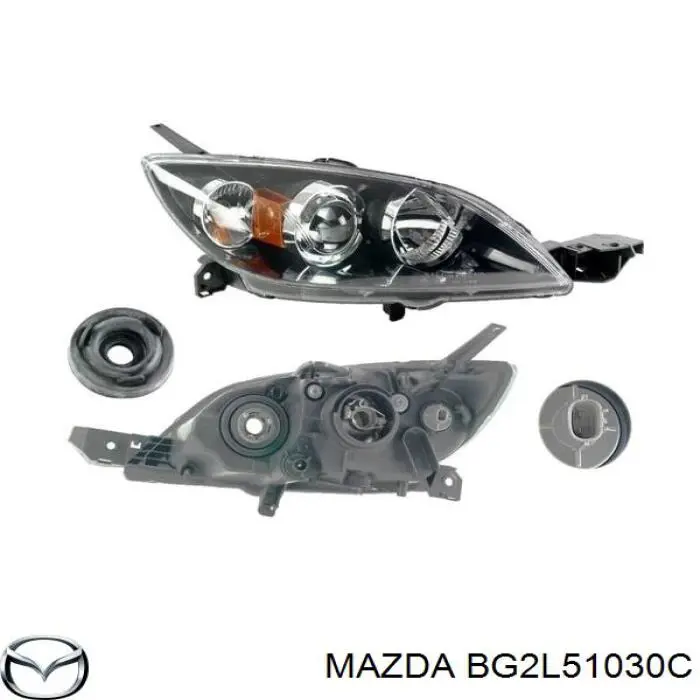 Reflektor prawy BG2L51030C Mazda