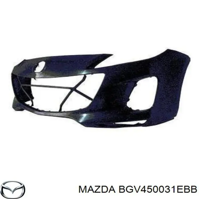 BGV450031EBB Mazda Zderzak przedni