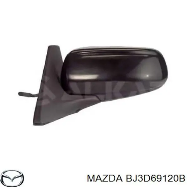 Lusterko wsteczne prawe Mazda BJ3D69120B cena, od 50,32 USD
