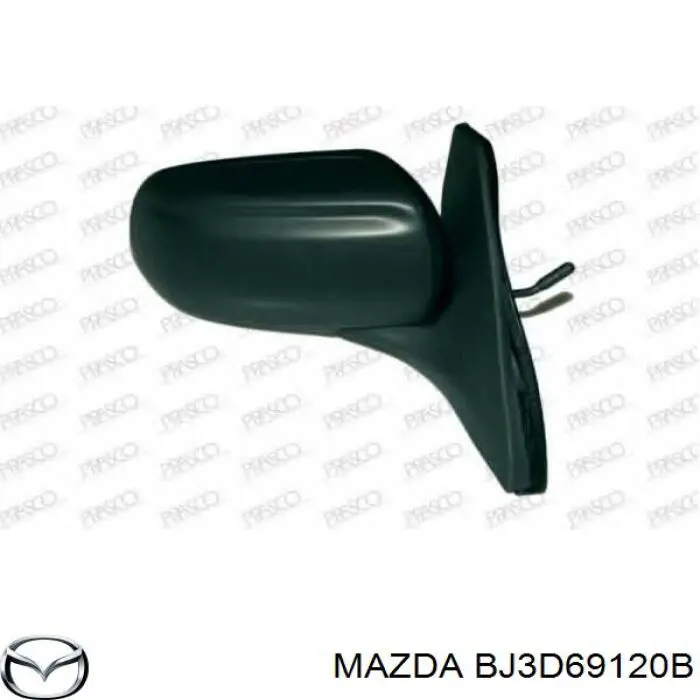 BJ3D69120B Mazda Lusterko wsteczne prawe