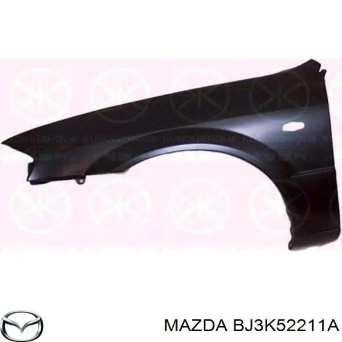 BJ3K52211A Mazda Błotnik przedni lewy