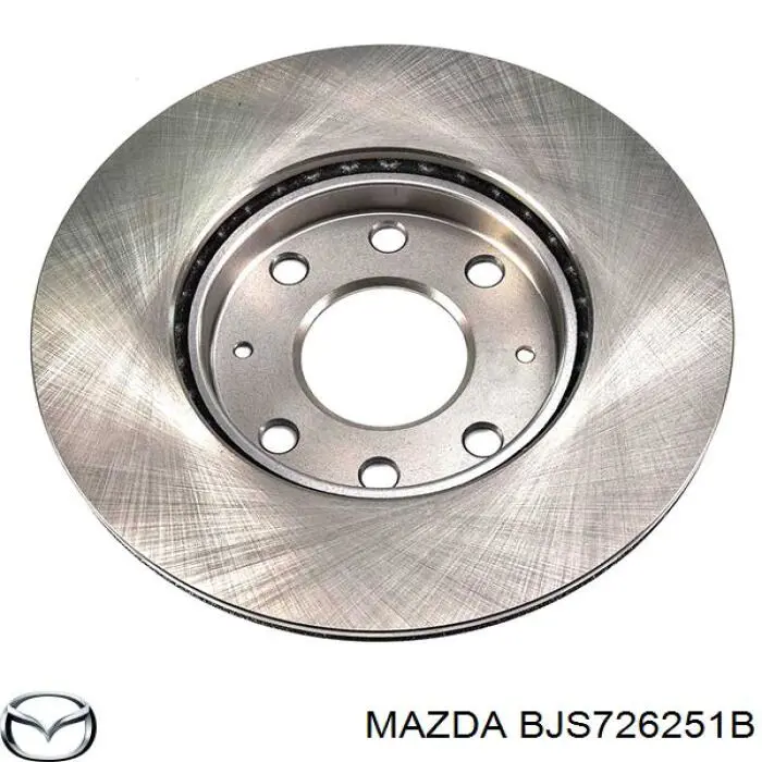 BJS726251B Mazda Tarcza hamulcowa tylna