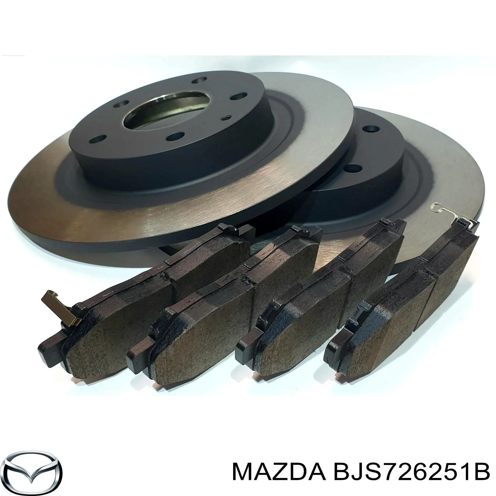 Do koszyka BJS726251B Mazda Tarcza hamulcowa tylna