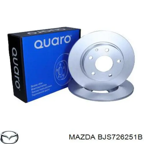 Tarcza hamulcowa tylna Mazda BJS726251B cena, od 35,61 USD