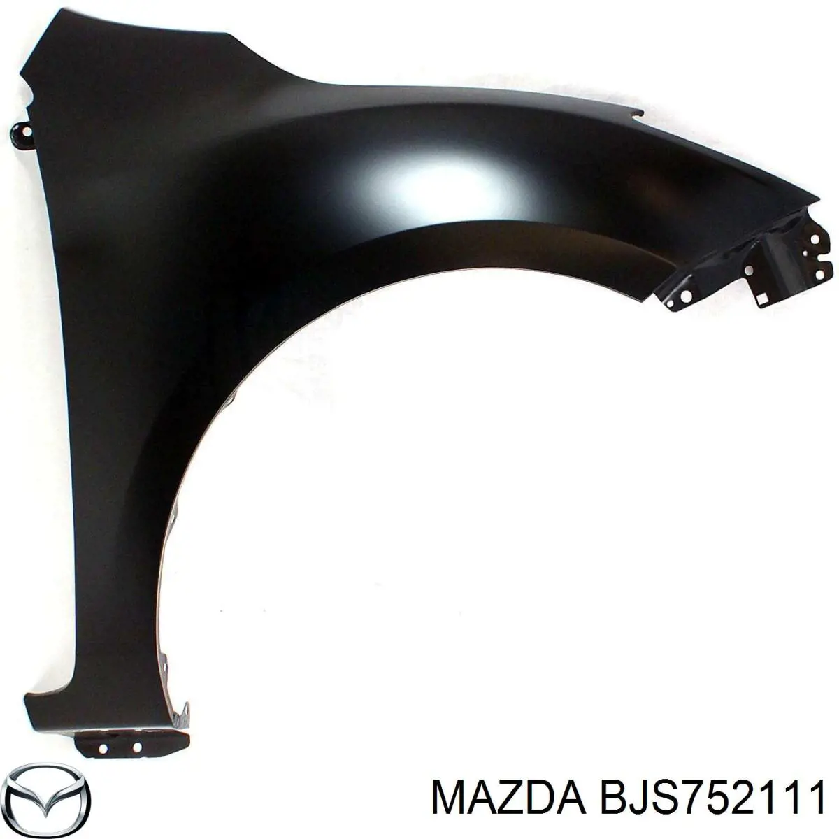 Błotnik przedni prawy Mazda BJS752111 cena, od 63,28 USD