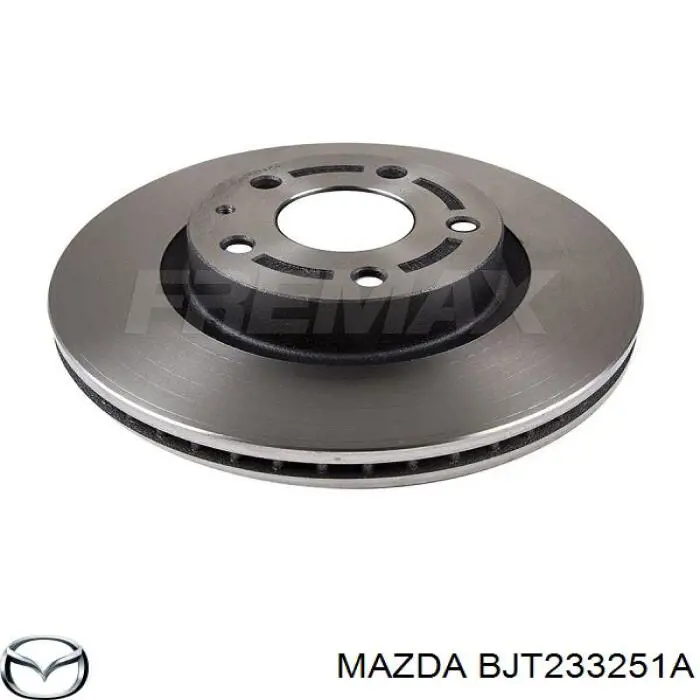 Do koszyka BJT233251A Mazda Tarcza hamulcowa przednia