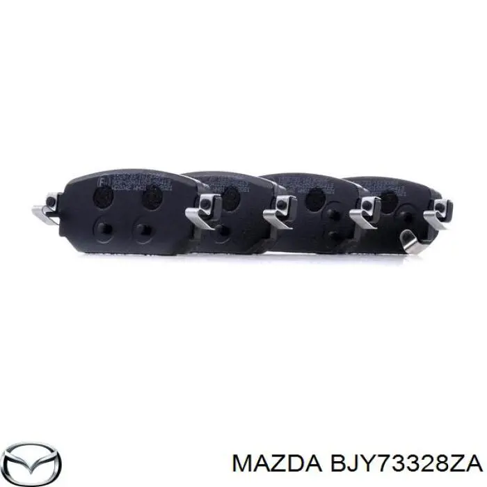Do koszyka BJY73328ZA Mazda Klocki hamulcowe przednie tarczowe