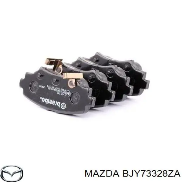Klocki hamulcowe przednie tarczowe BJY73328ZA Mazda