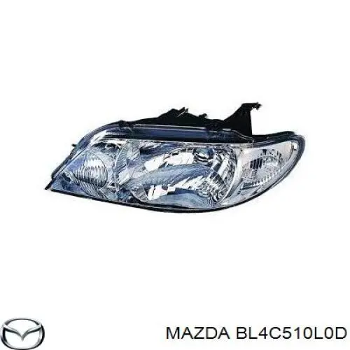 Do koszyka BL4C510L0D Mazda Reflektor lewy