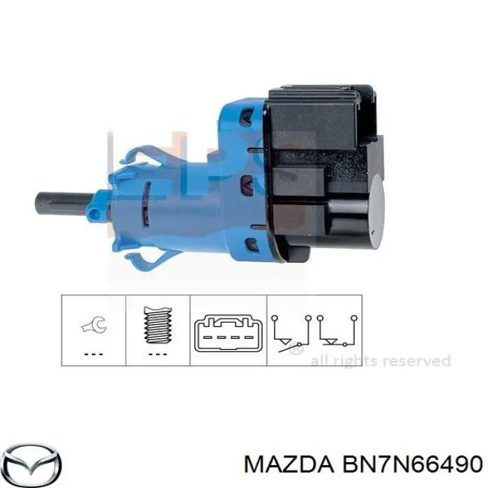 BN7N66490 Mazda Czujnik włącznika świała stop