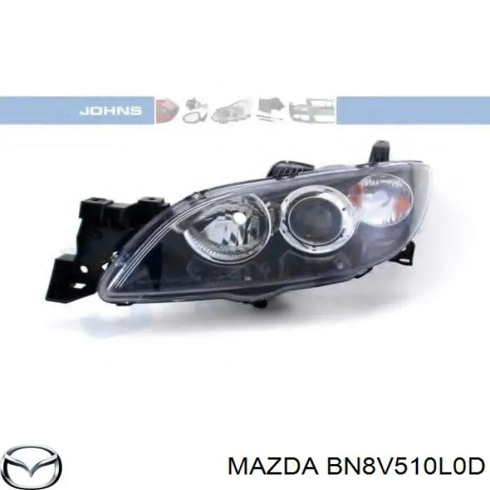 BN8V510L0D Mazda Reflektor lewy