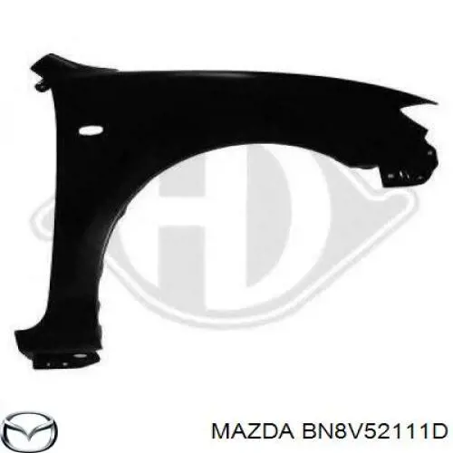 Błotnik przedni prawy Mazda BN8V52111D cena, od 59,01 USD