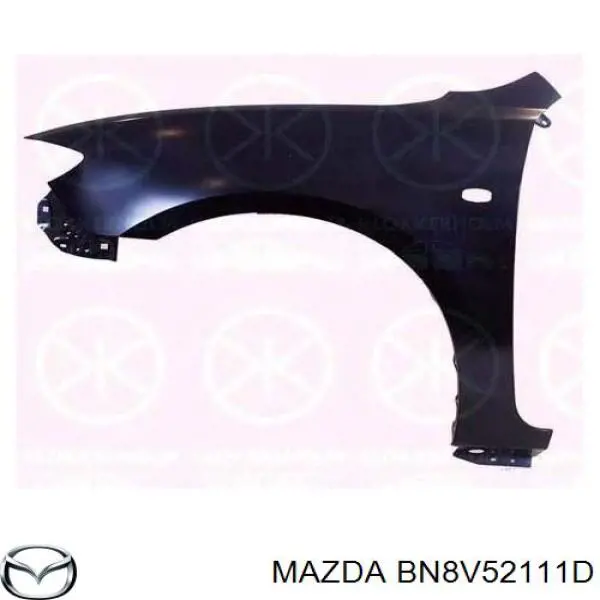 Do koszyka BN8V52111D Mazda Błotnik przedni prawy