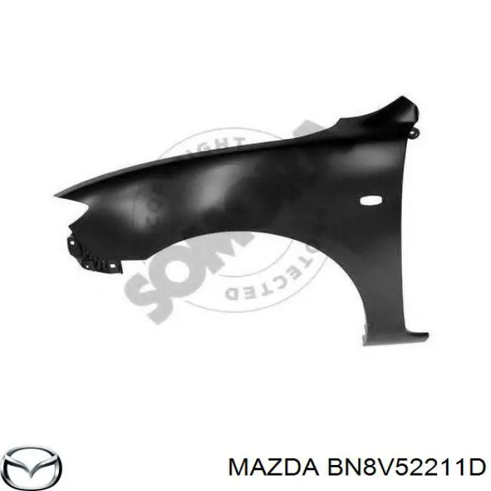Błotnik przedni lewy Mazda BN8V52211D cena, od 56,77 USD