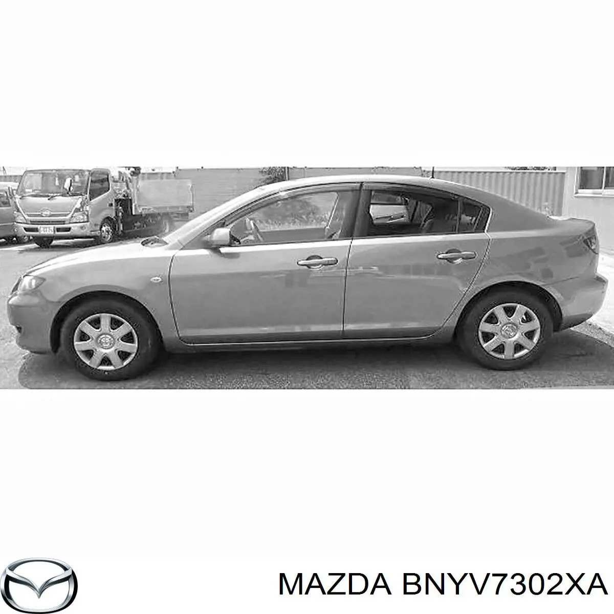 BNYV7302XA Mazda Drzwi tylne lewe