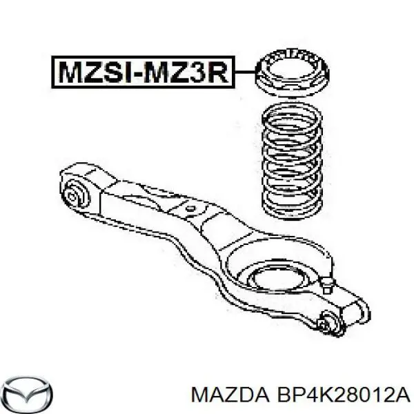 Pierścień gumowy sprężyny tylnej górny Mazda BP4K28012A cena, od 10,33 USD