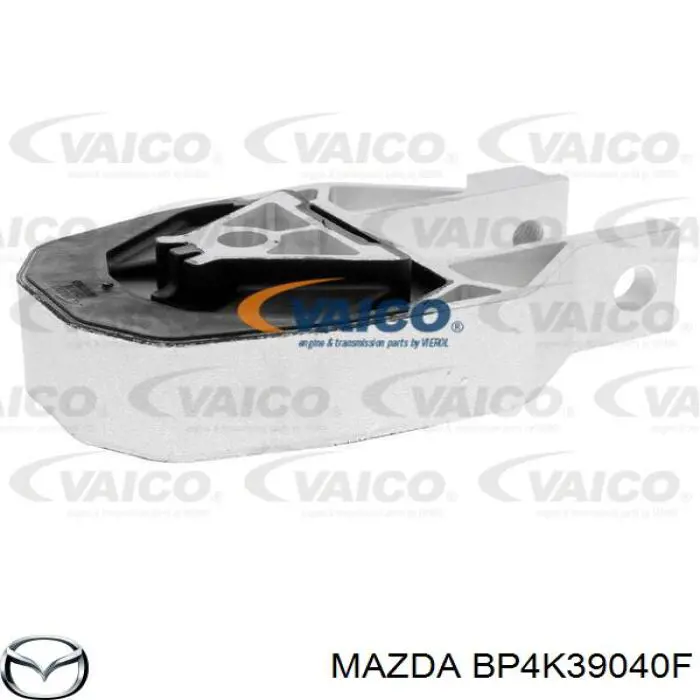 Poduszka (podpora) silnika tylna Mazda BP4K39040F cena, od 28,22 USD