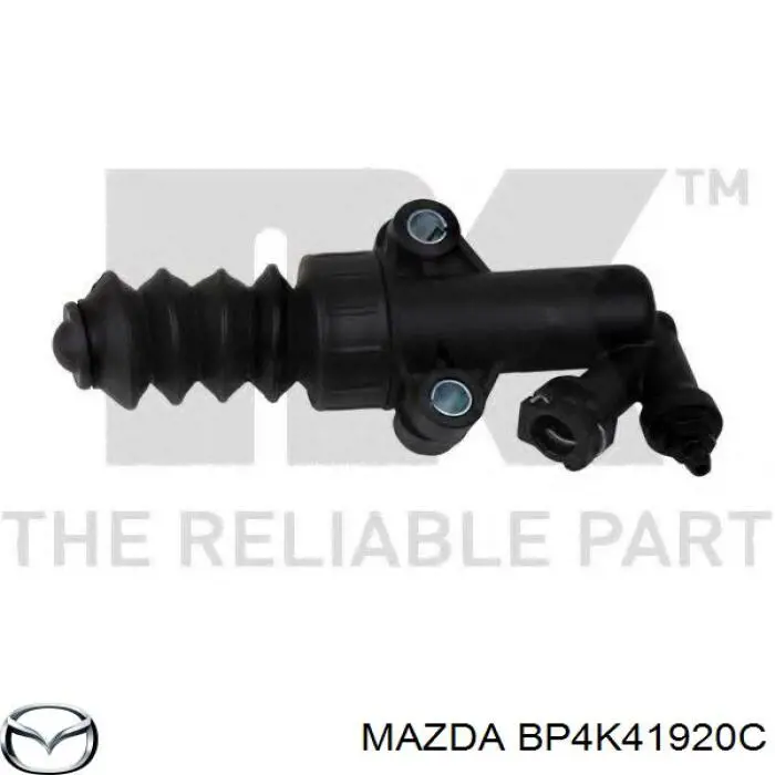 Cylinder roboczy sprzęgła Mazda BP4K41920C cena, od 51,81 USD