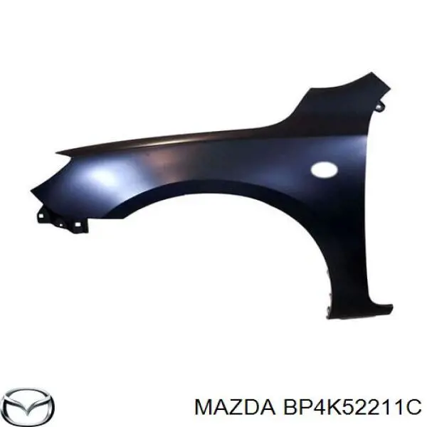 Do koszyka BP4K52211C Mazda Błotnik przedni lewy