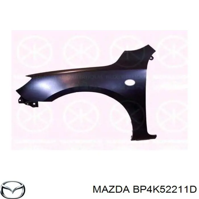 Błotnik przedni lewy Mazda BP4K52211D cena, od 72,10 USD